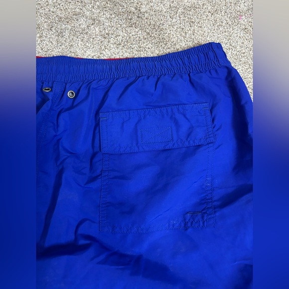POLO RALPH LAUREN Blue/Red Swimming Trunks Shorts Size XXL - Picture 2 of 7